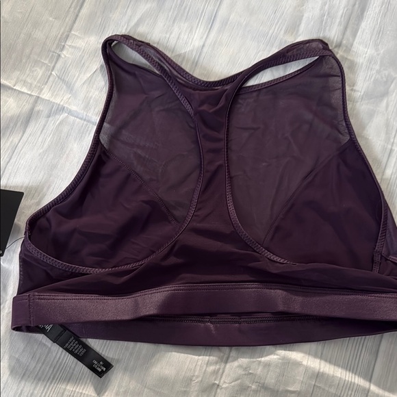 Victoria's Secret Purple Sports Bra Racerback - Picture 2 of 4